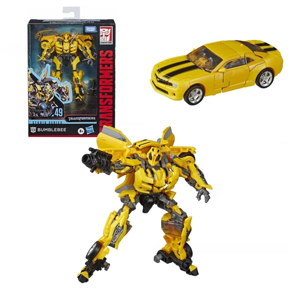 ТрансформерыHasbroИгрушкаStudioSeriesDeluxeTransformersSS49Bumblebee4.5дюйма(11.5см)E7195