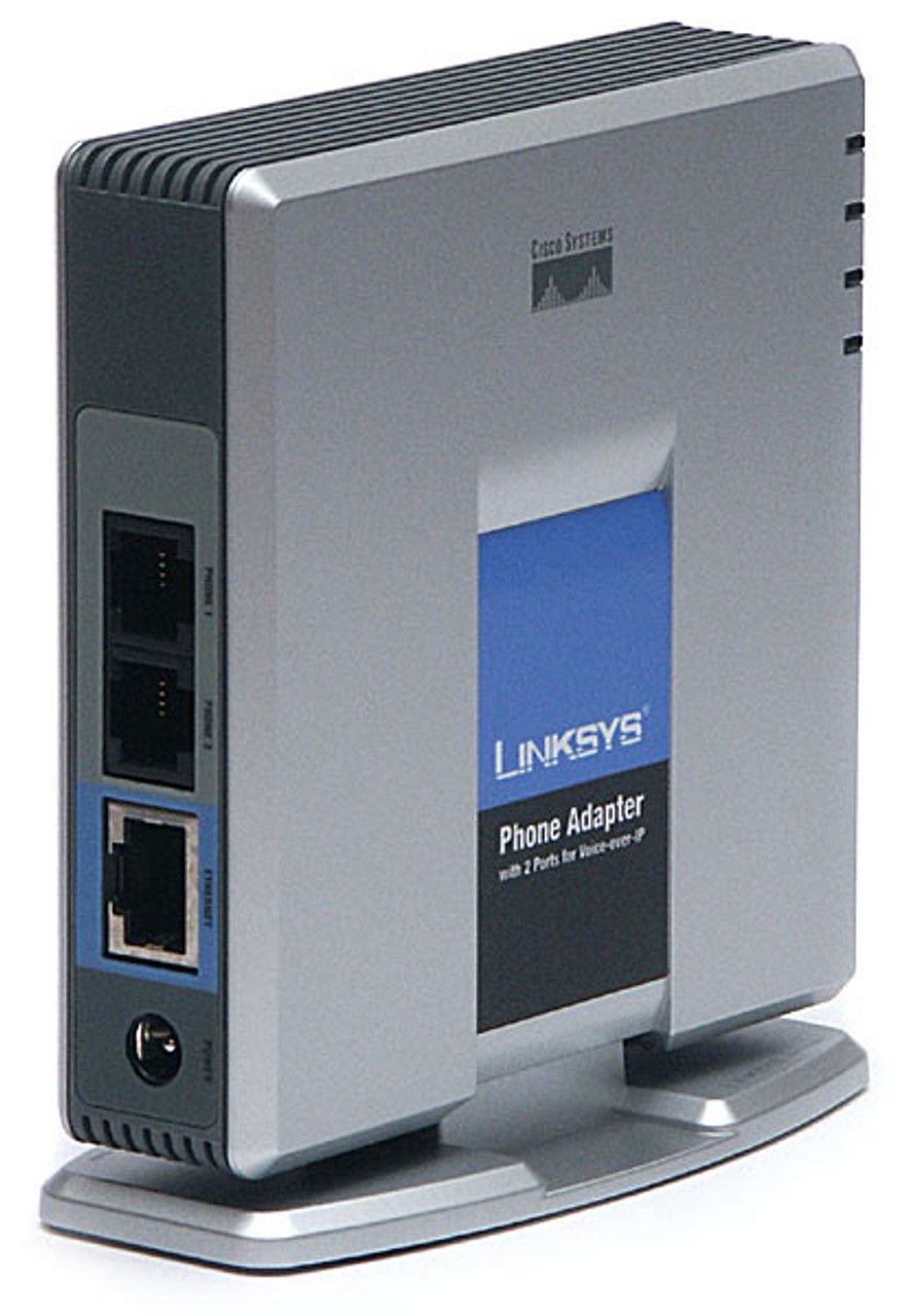 Linksys PAP2T, голосовой VoIP / SIP-шлюз (ip телефонный адаптер), 2 FXS порта. Товар уцененный