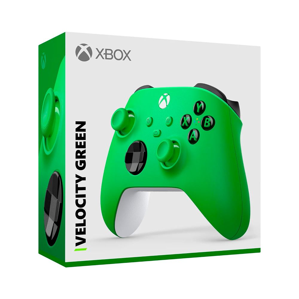 Microsoft Геймпад беспроводной Xbox Series X/S Wireless Controller Velocity Green, Bluetooth, зеленый