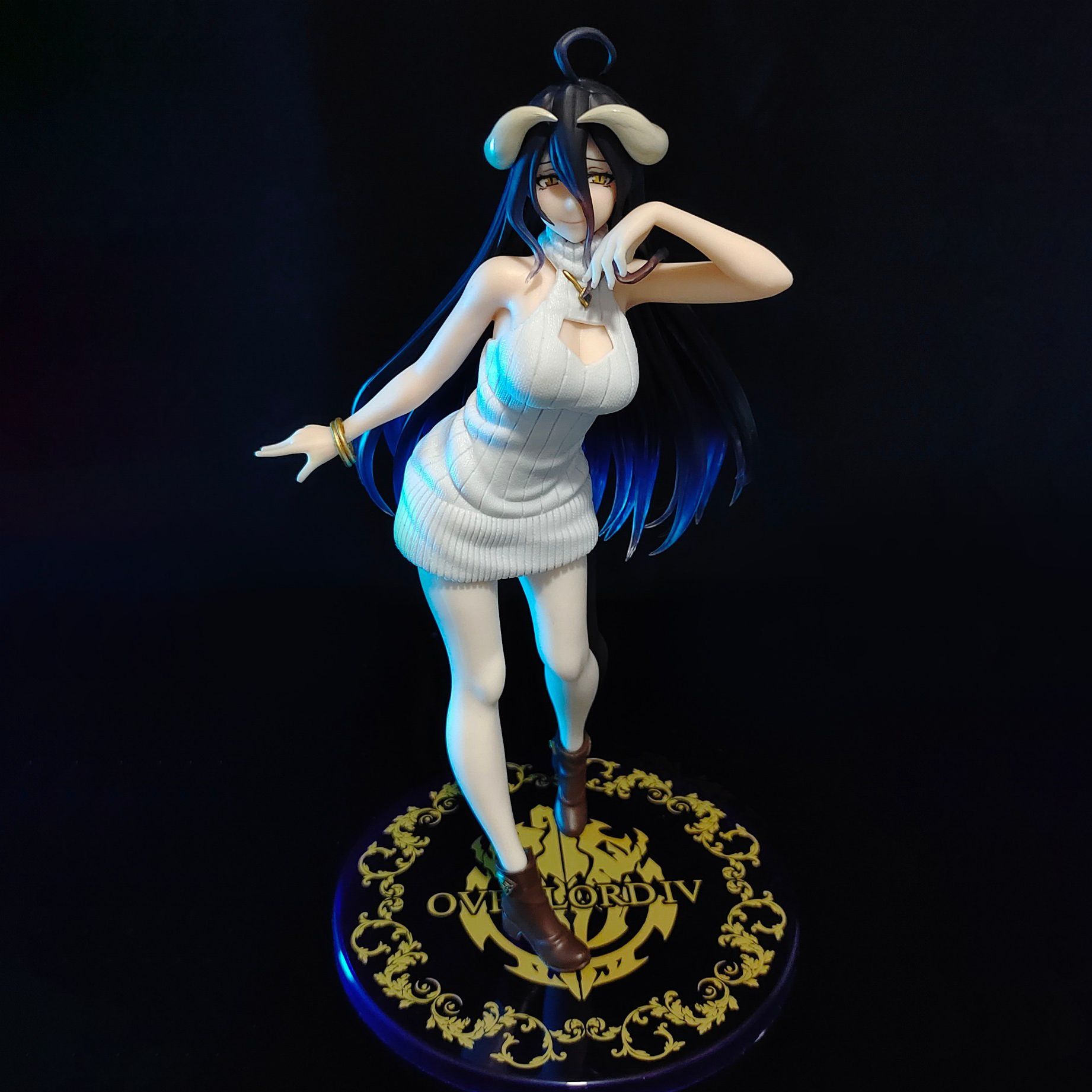 Аниме-фигурка Overlord albedo Платье из шерсти 21CM