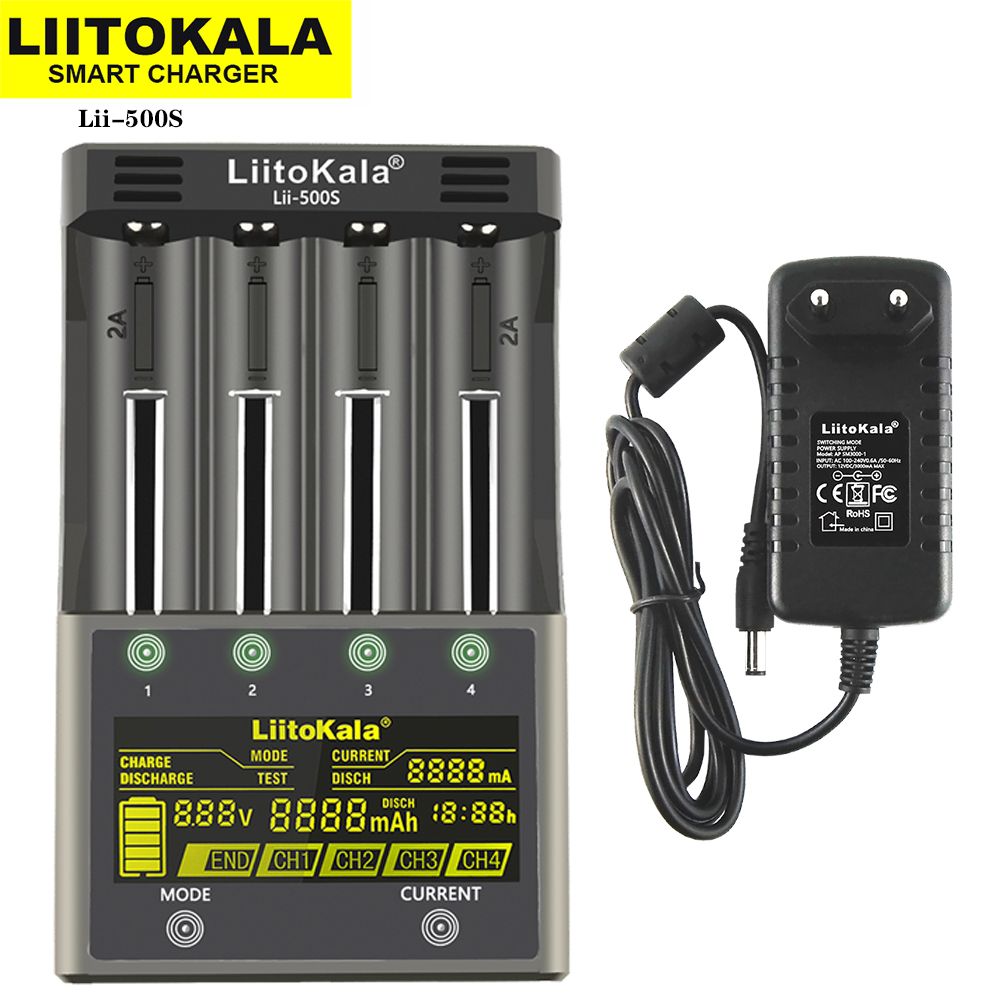 LiitoKalaЗарядноеустройстводляаккумуляторныхбатареекLII-500-EU,фиолетовый