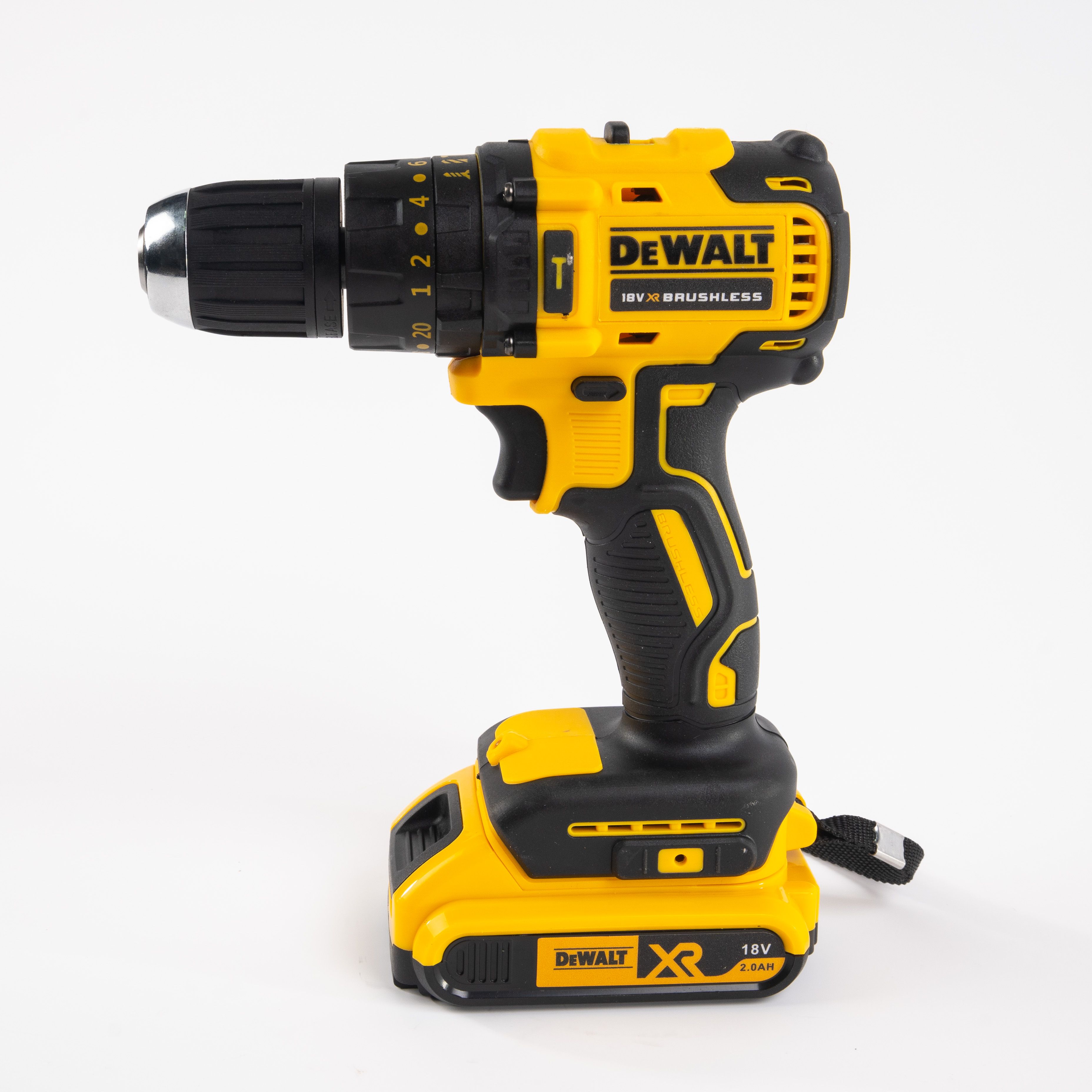 Dewalt,шуруповертаккумуляторный,DCD708,отаккумулятора,18В,65Нм,2акб