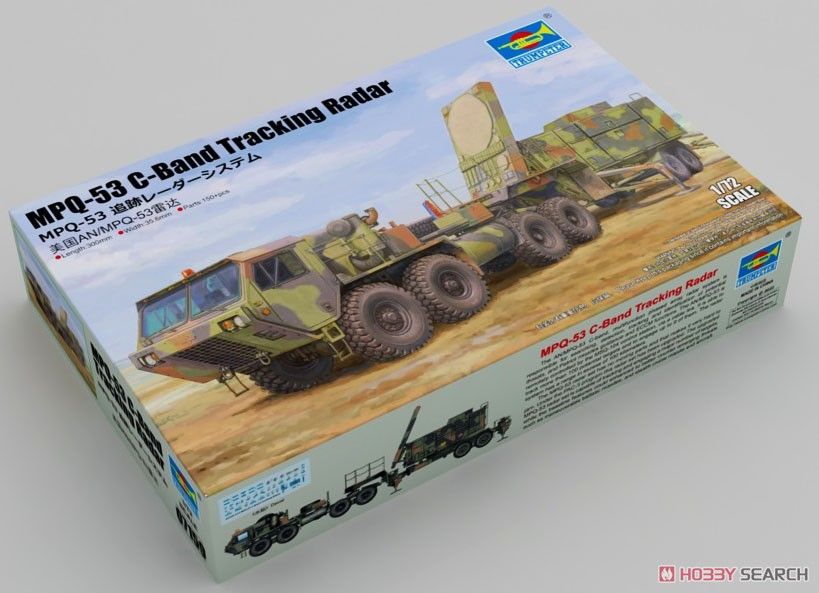 Trumpeter 07159 1/72 MPQ-53 C-диапазон Пластиковая модель радара Танки