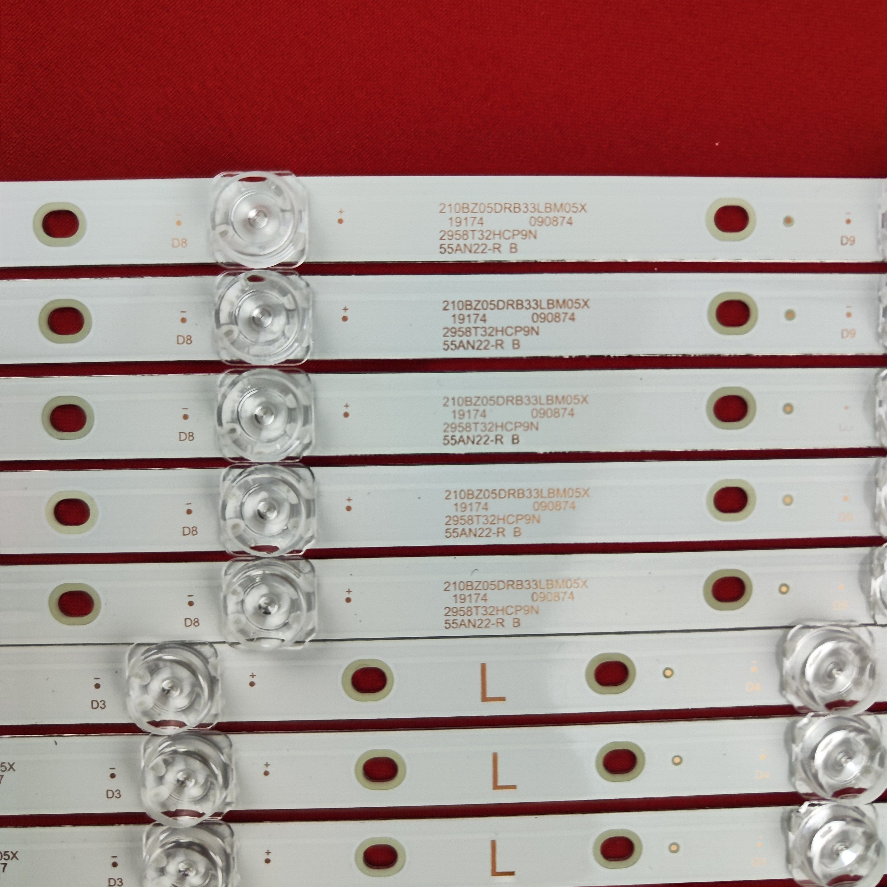 Подсветка LB-GM3030-GJ0D22555X10AN22 для тв PHILIPS 55PUS6704 55PUS6804 55PUS730 55PUS7304/12 55PUS7334