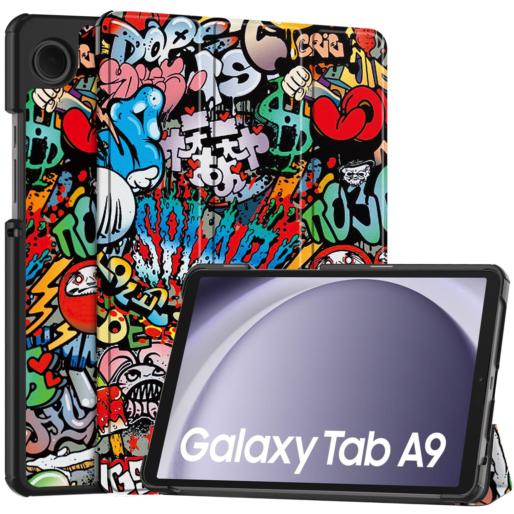 Умный чехол для Samsung Galaxy Tab A9 8.7"/ SM-X110, SM-X115, мегаполис