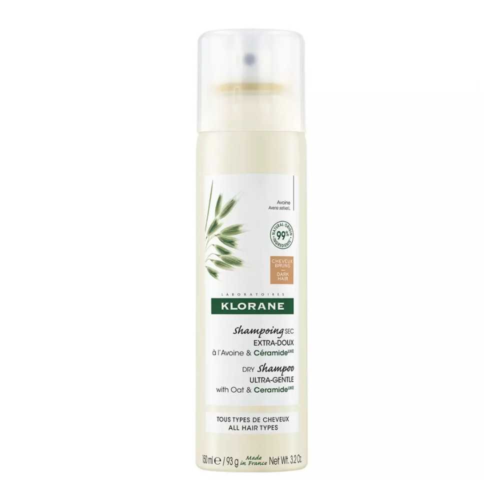 <b>Klorane</b> Dry Shampoo with Oat Milk Natural Tint (<b>Клоран</b> Шампунь тонированный...