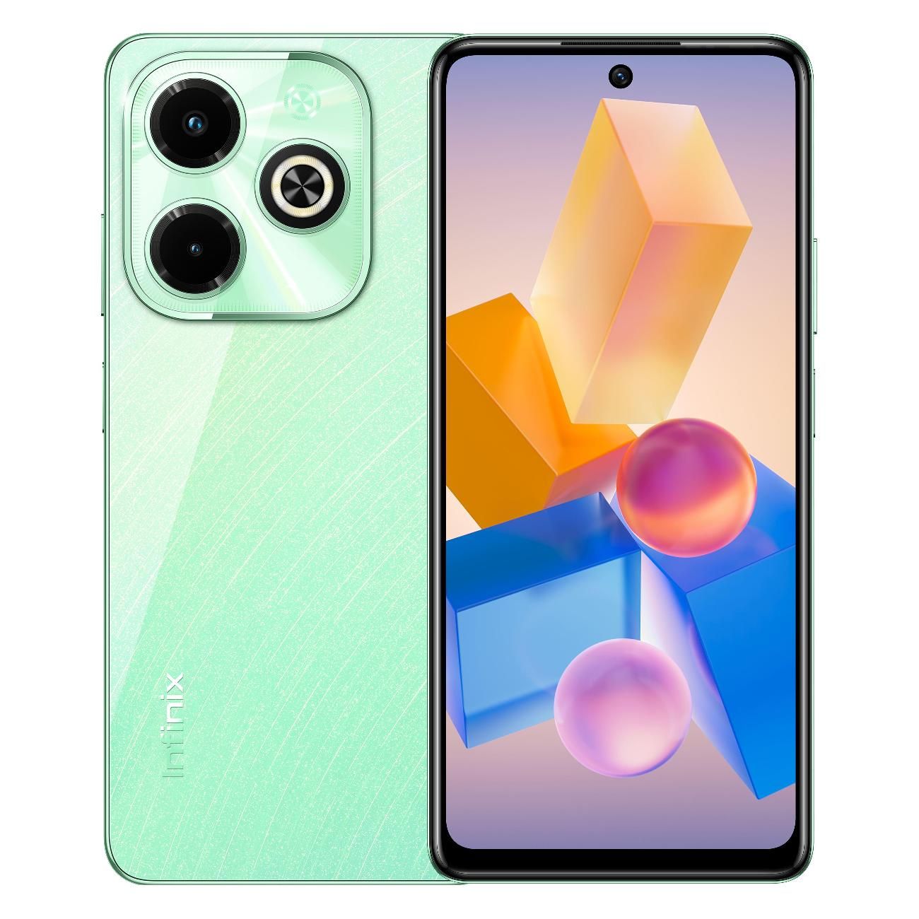 Смартфон Infinix HOT 40i 8/256 GB Starfall Green - купить по выгодной цене  в интернет-магазине OZON (1512619410)