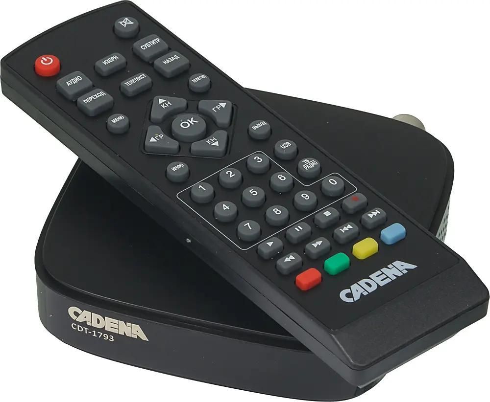 Cadena cdt 1793. Приставка cadena CDT 1793. TV-тюнер cadena CDT 1793. Cadena CDT 1793 пульт. TV-тюнер cadena CDT-1793 внешний DVB-t2.