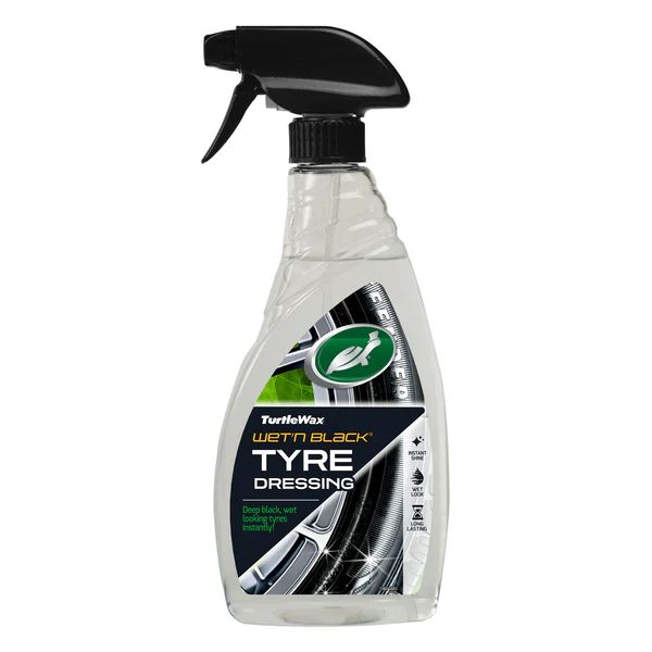 TurtleWax Wet'n Black Tyre Dressing Черный лоск 500мл Гель Триггер 52877