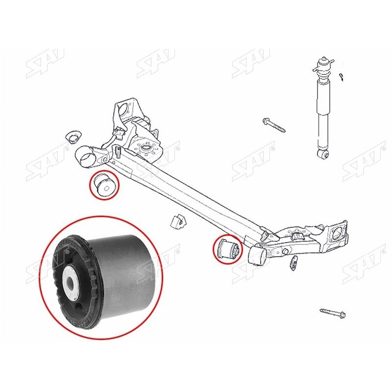 IPSAIP_ST-55160-M0000 Сайлентблок задней балки HYUNDAI CRETA 16-