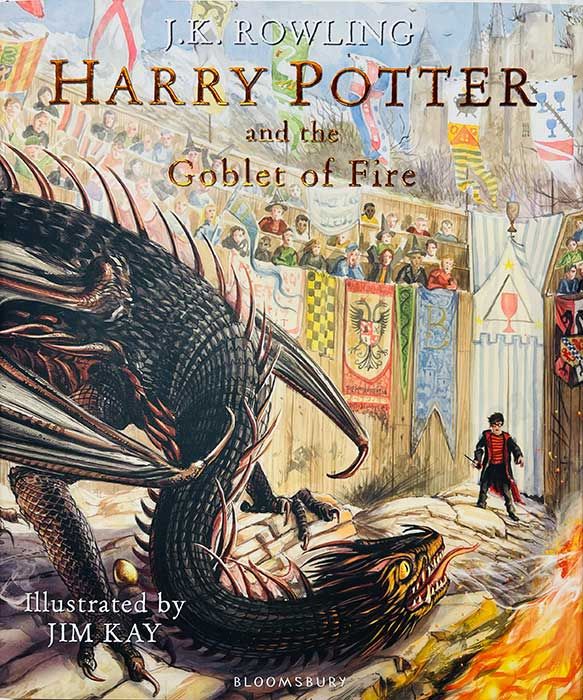 Harry Potter and the Goblet of Fire (Illustrated edition). Hardback