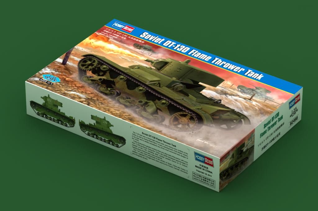 HobbyBoss824981/35ОгнеметныйтанкOT-130FlameThrowerTank