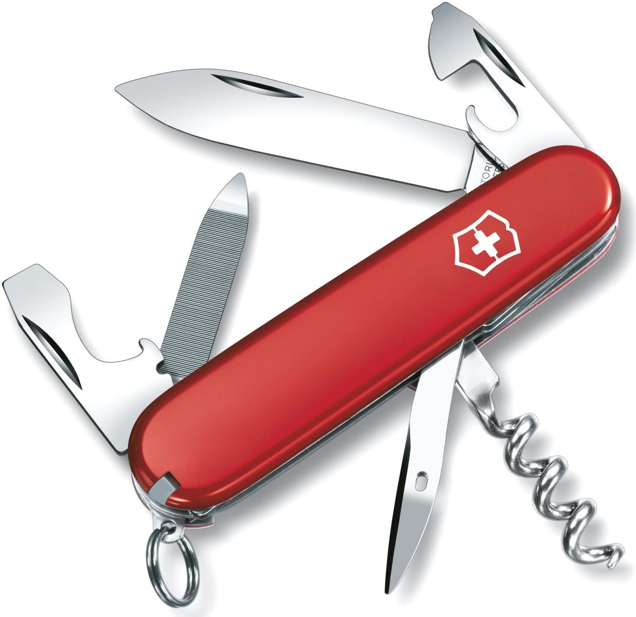 Нож перочинный VICTORINOX Sportsman 84 мм красный 0.3803