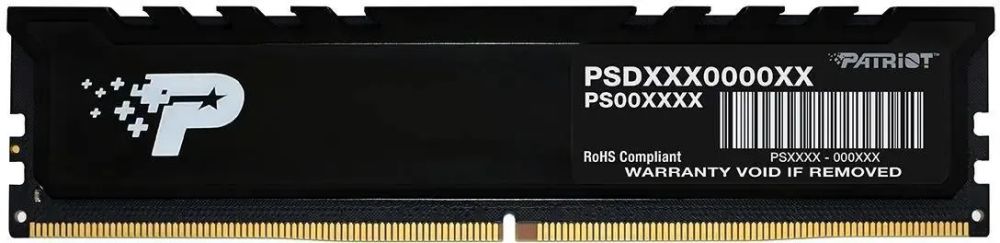 Patriot Memory Оперативная память Signature Premium DDR5 4800 МГц 1x8 ГБ (PSP58G480041H1)