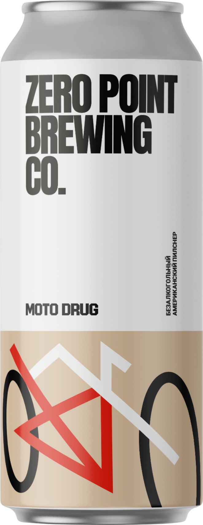 Пиво MOTO DRUG безалкогольное 0,5л, Zero Point