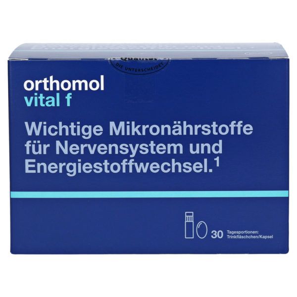 Orthomol (Ортомоль) Витал Ф жидкий 20мл + капсулы 800мг №30