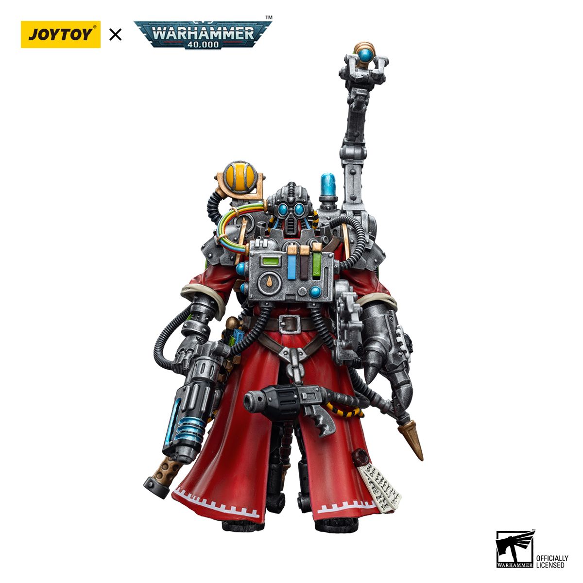 ПодвижнаяфигуркаJOYTOYWarhammer40K1/18ActionFiguresAdeptusMechanicusCyberneticaDatasmithModelToyGiftFreeShipping