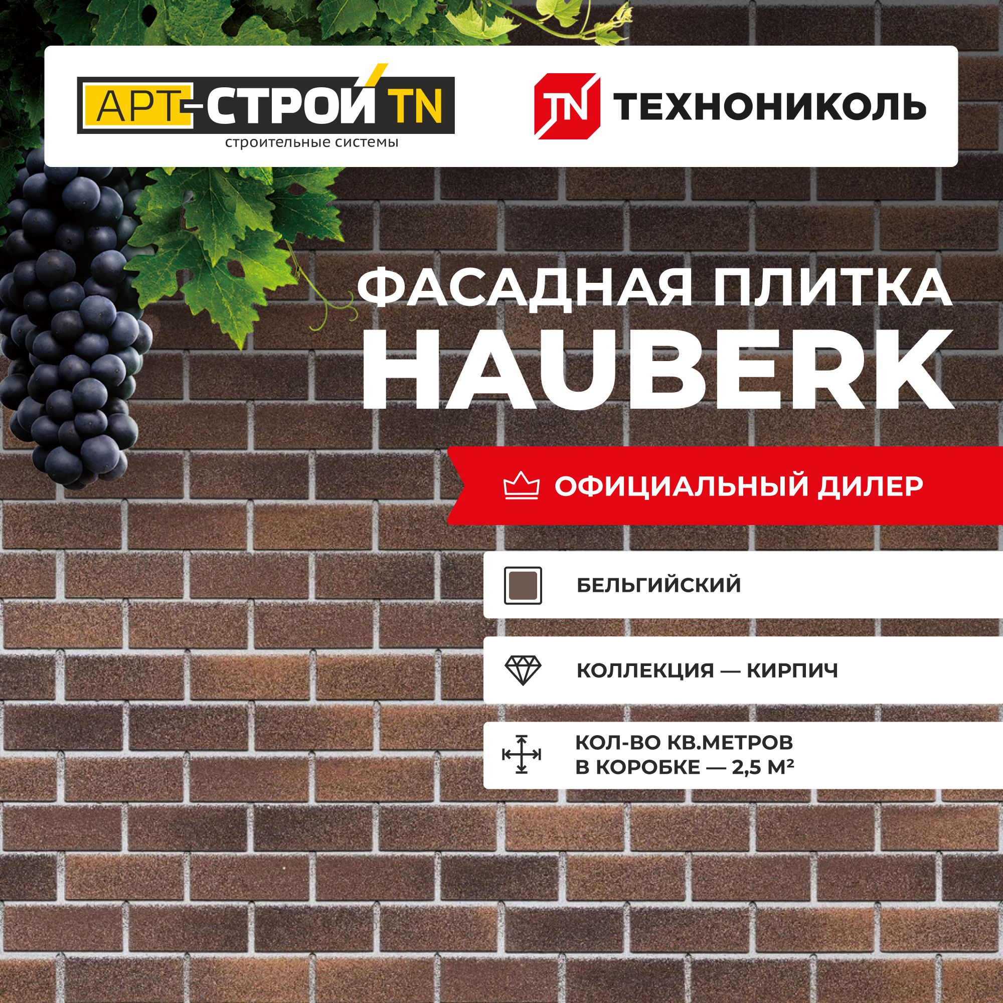 Фасадная плитка ТЕХНОНИКОЛЬ HAUBERK Бельгийский кирпич 2.5 кв. м. 25 шт.  (гонтов) - купить с доставкой по выгодным ценам в интернет-магазине OZON  (984183949)