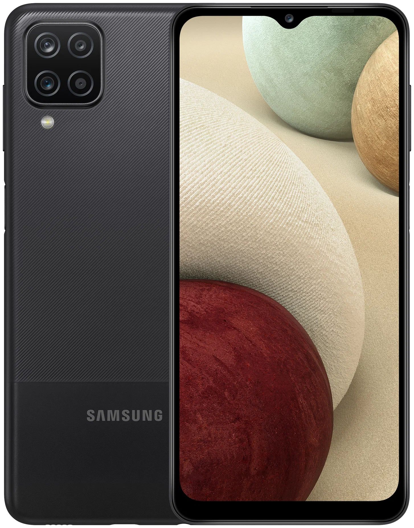 SamsungСмартфонSamsungGalaxyA12SM-125FРостест(EAC)3/32ГБ,черный