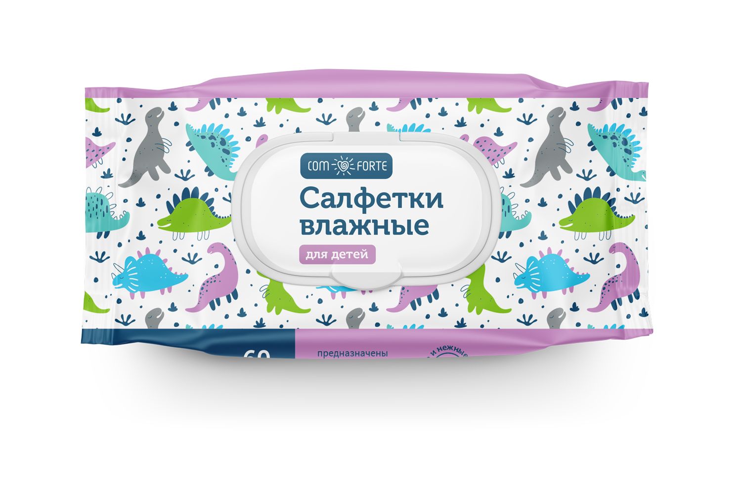 Салфетки ComForte влажные детские, 60 шт.