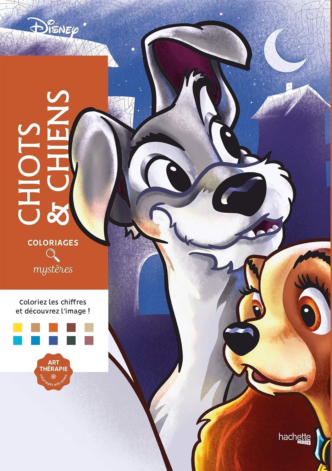 РаскраскапономерамColoriagesmysteresDisney-Chiots&chiens-Щенкиисобаки128стр.-2019452383