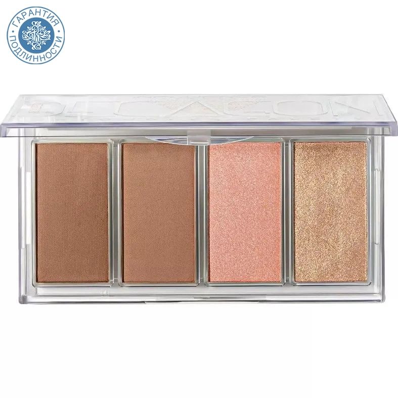 INFLUENCE beauty Палетка контуринга Golden Decagon для скульптурирования лица, 10 г