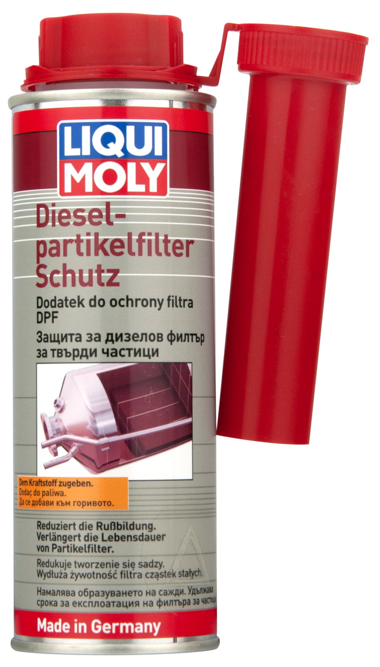 LIQUI MOLY Присадка для очистки сажевого фильтра Diesel Partikelfilter Schutz 0,25л, арт. 2650