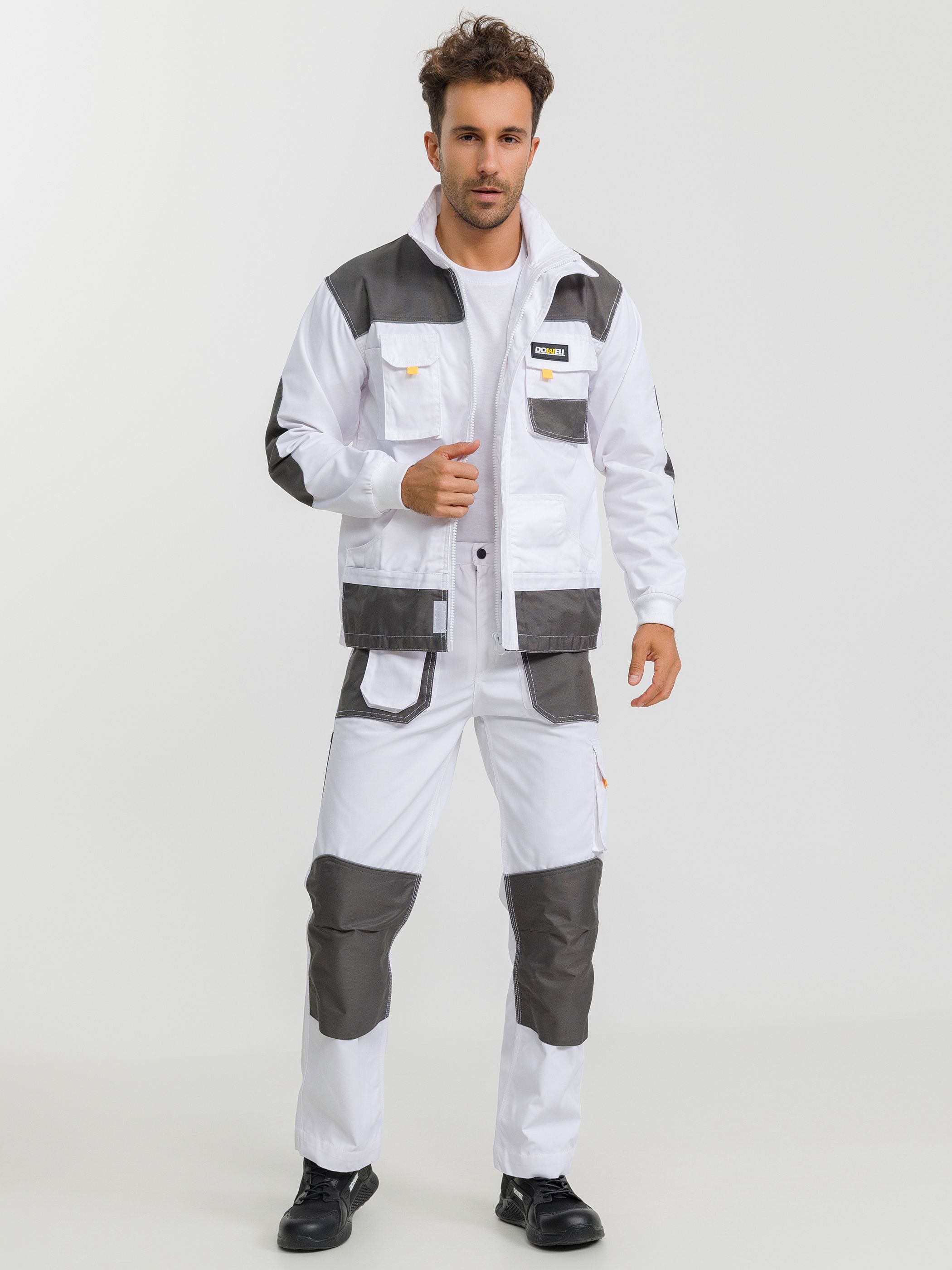 Брюки рабочие DOWELL White HD, цв. белый, р-р LD/54, D81120-LD