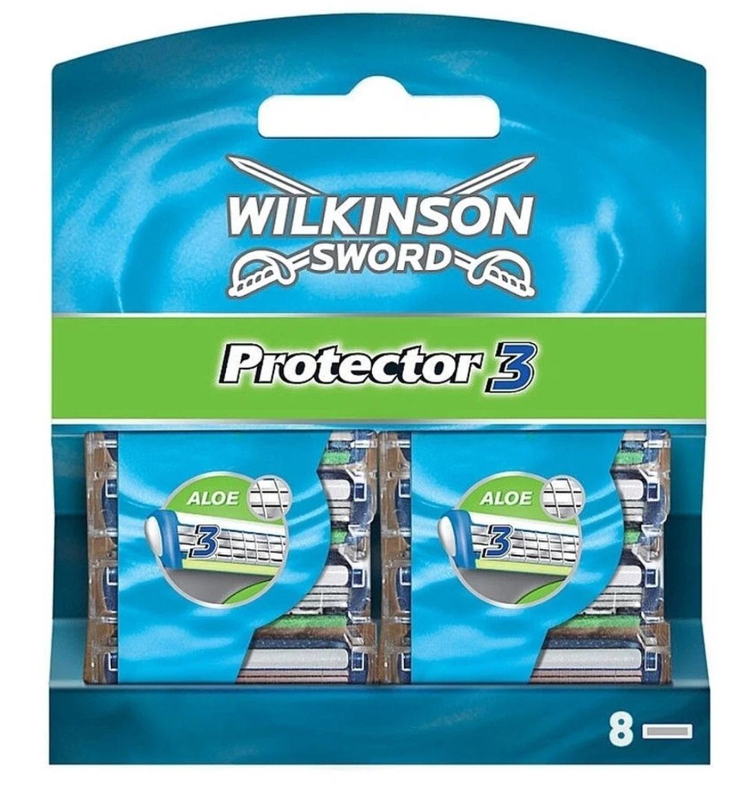 Сменные кассеты Wilkinson Sword Protector 3, 8 шт