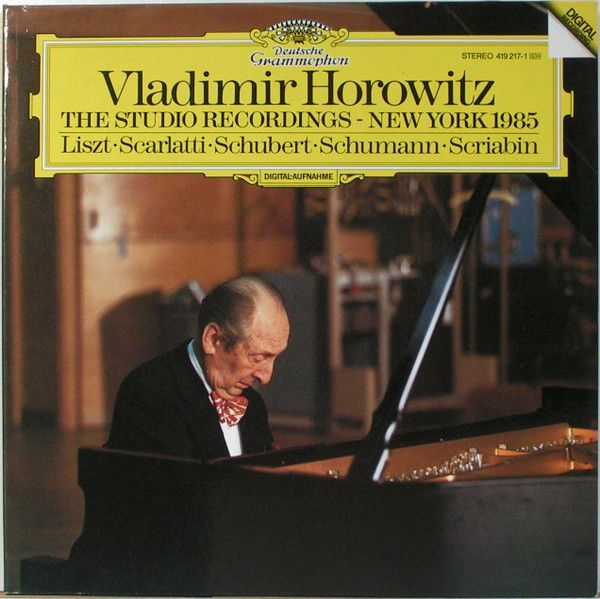 CD-диск Vladimir Horowitz - The Studio Recordings(New York 1985), (1CD) 2017