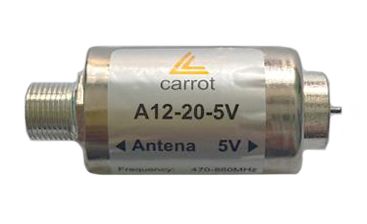 УсилительантенныйA12-20-5VCarrot,470-860МГц,Ку20дБ,5