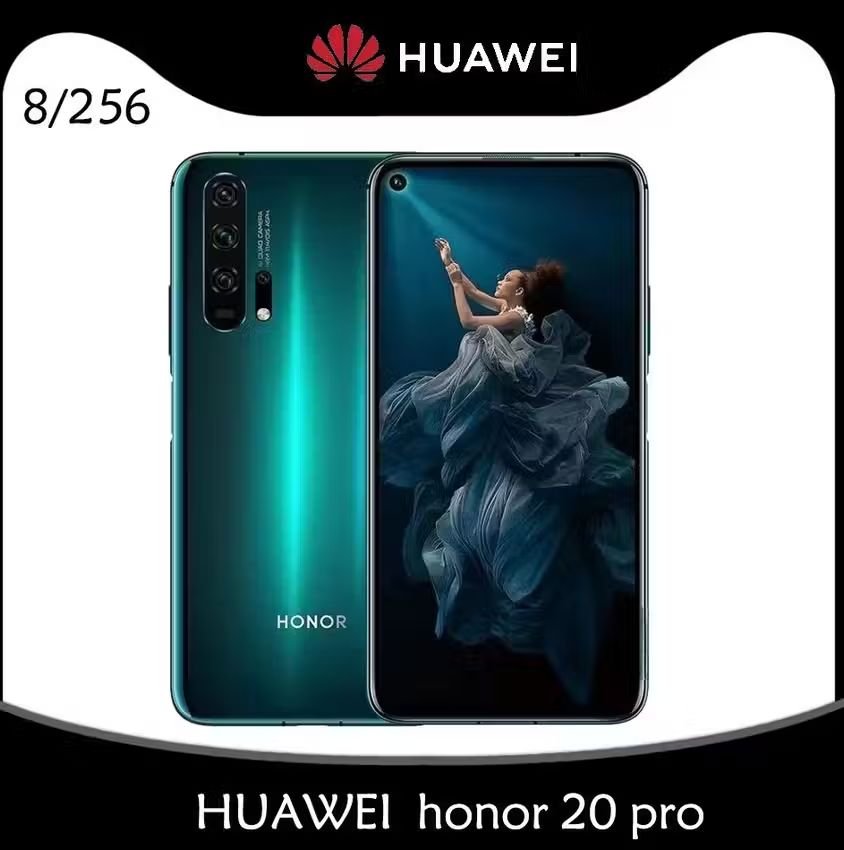 HUAWEIСмартфонhonor20pro8/256Global8/256ГБ,бирюзовый