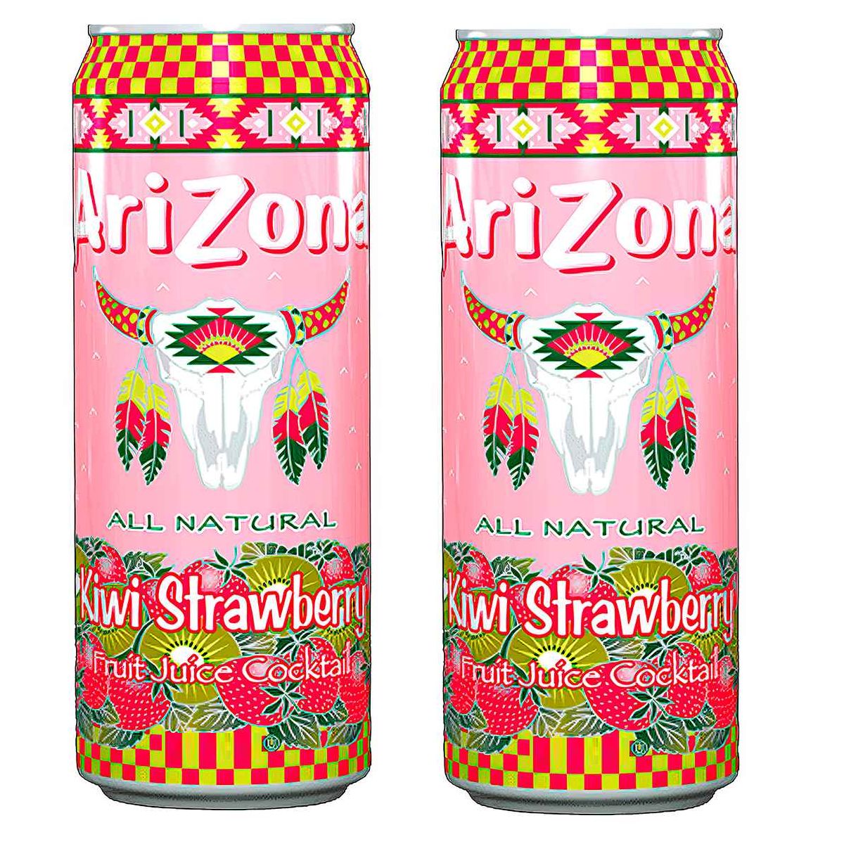 Напиток сокосодержащий AriZona Kiwi Strawberry, 2 шт по 500 мл