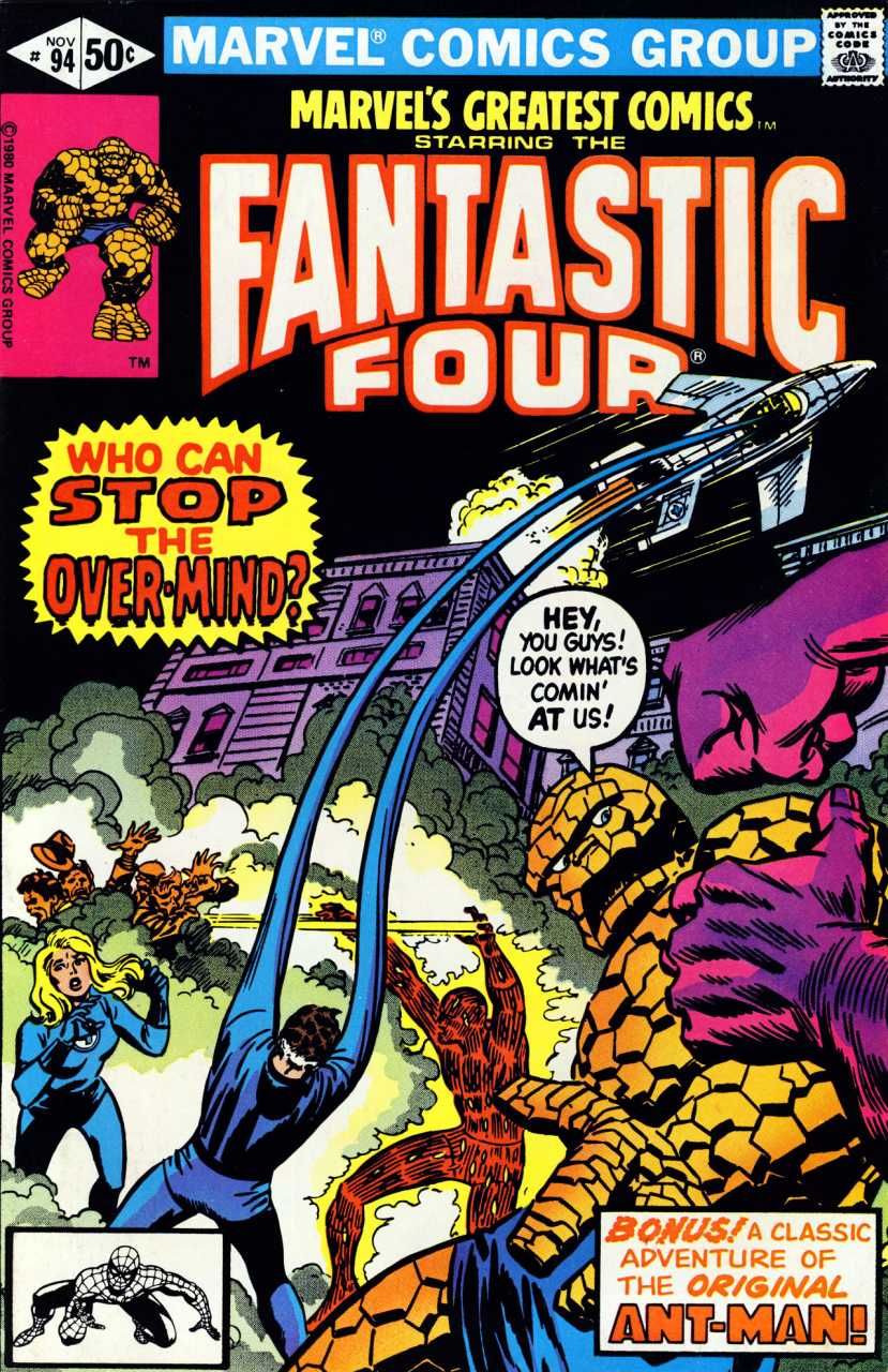 Marvel's Greatest Comics Fantastic Four #94, 1980. Оригинальный комикс на английском языке