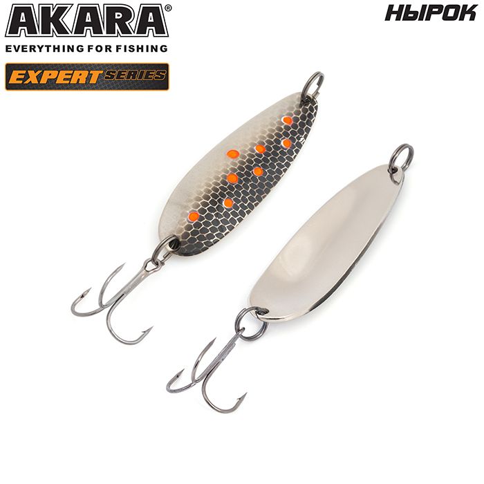 Блесна колеб. Akara Expert Нырок 65 мм 17 гр. 11/SIL