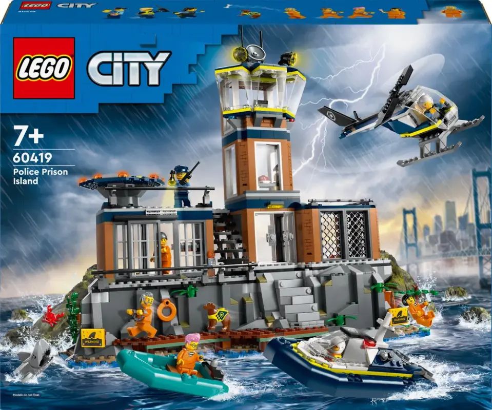 LEGOCity60419Полицейскаятюрьманаострове