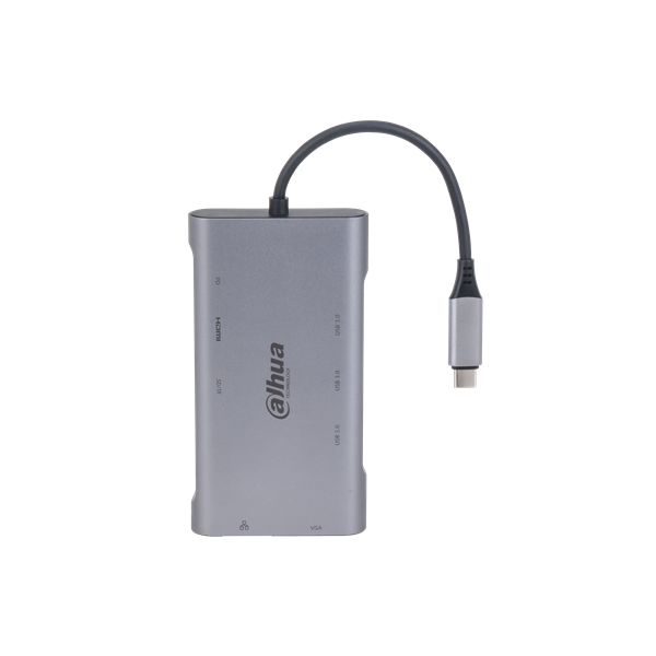 Док станция DAHUA 9 in 1 USB 3.1 Type-C to USB 3.0 + HDMI + RJ45, DH-TC39