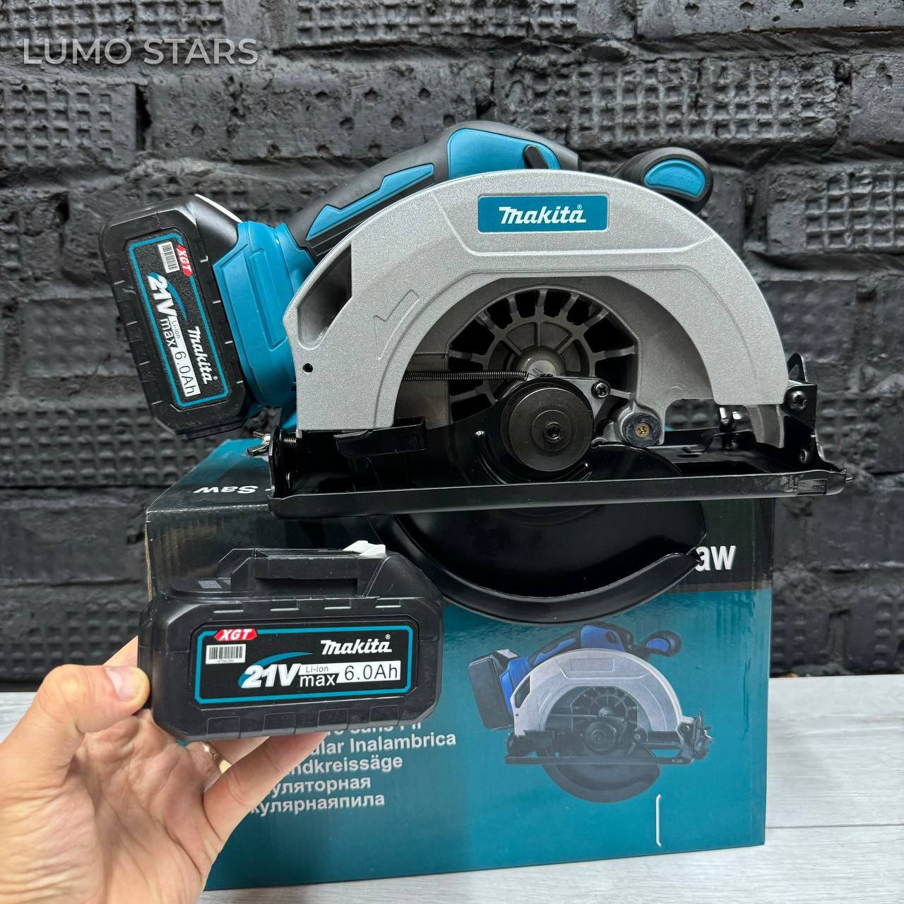 Циркулярная пила аккумуляторная Makita 165/18V, 5000 об.мин/Пила циркулярная дисковая (18 вольт, 165 мм) аккумуляторная 2 акб