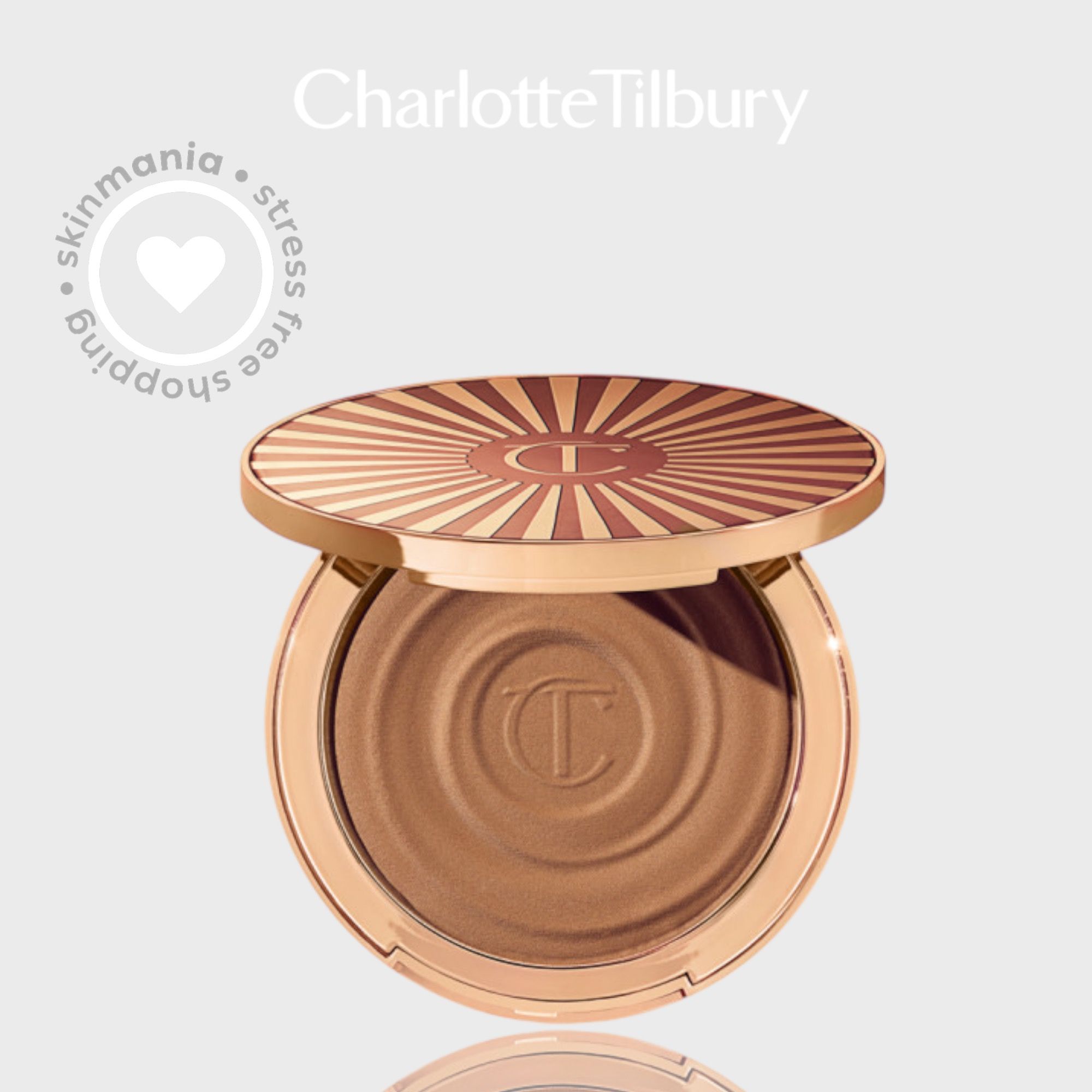 CHARLOTTE TILBURY Кремовый бронзер для лица и тела 21 г / Beautiful Skin Sun-Kissed Glow Cream Bronzer 21 g (1 Fair)