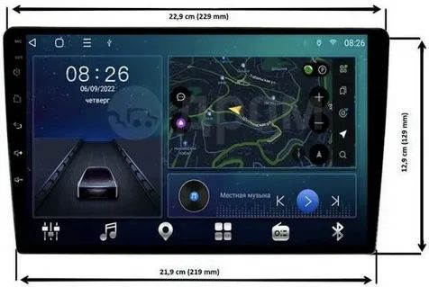 Автомагнитола TS18 8 ядер 4/64ГБ QLED DSP, CarPlay Bluetooth, GPSWi-Fi 4G