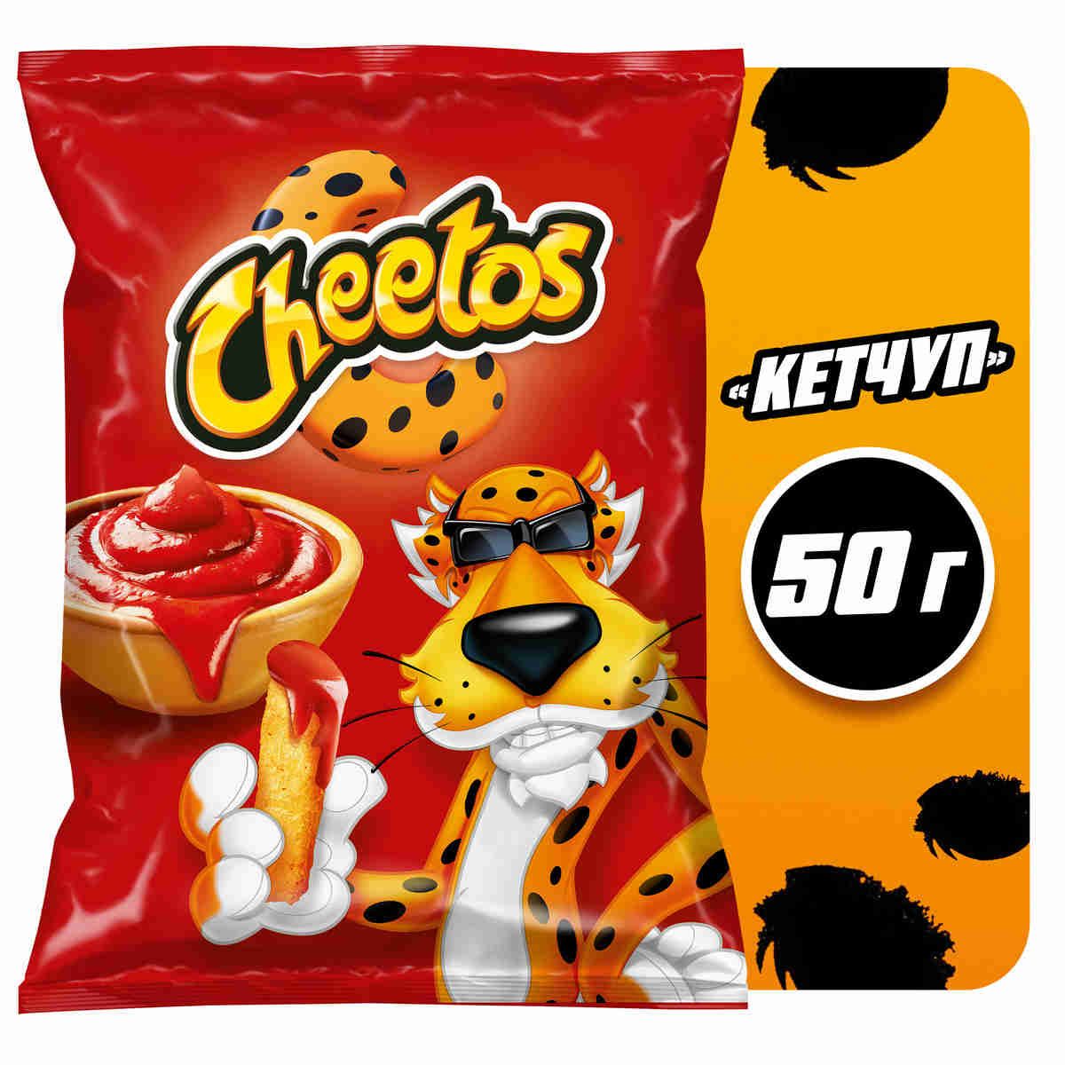 Кукурузные снеки Cheetos со вкусом кетчупа, 50 г