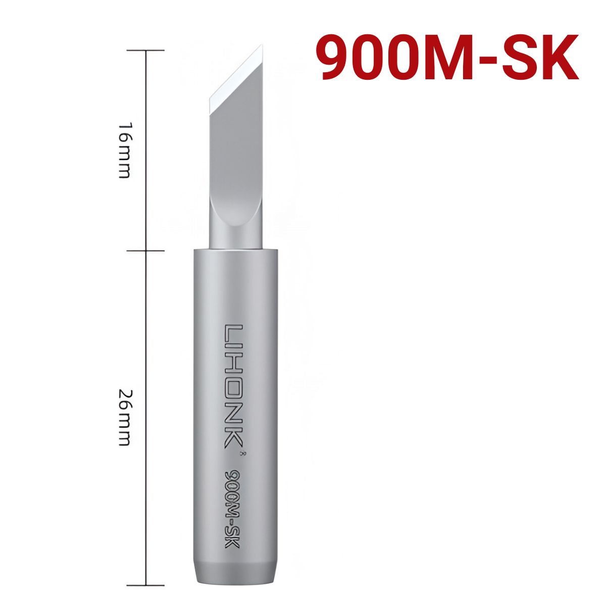Жало для паяльника Lihonk 900M-SK плоское/скошенное, "топорик", узкое.