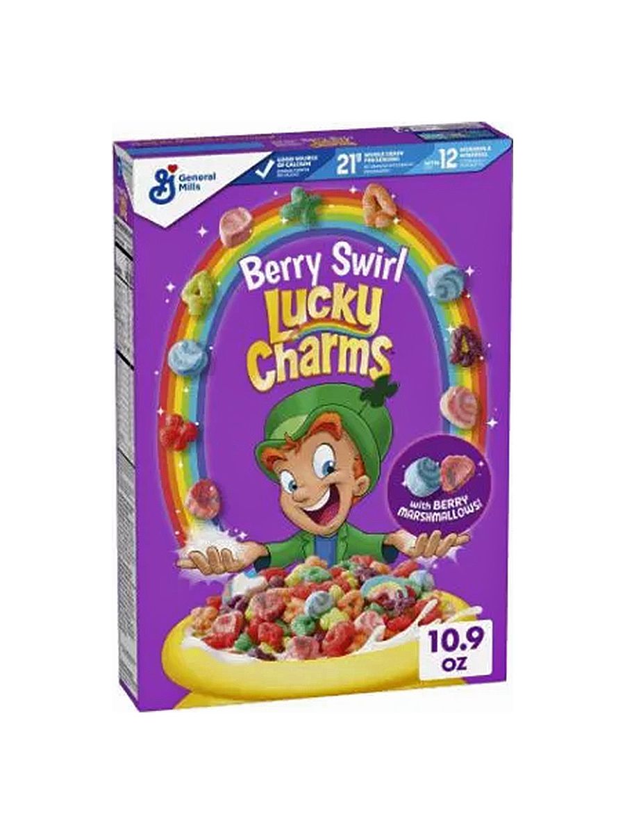 Сухой завтрак Lucky Charms Berry Swirl / Ягодный микс, 309 гр