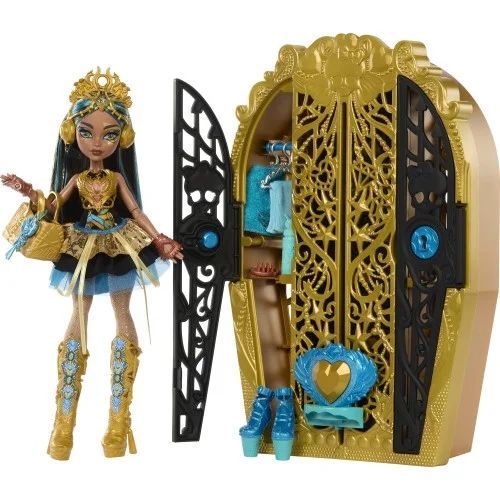 Кукла Monster High Skulltimate Secrets Cleo de Nile "Монстер Хай Клео де Нил шкаф с секретами", HXH86