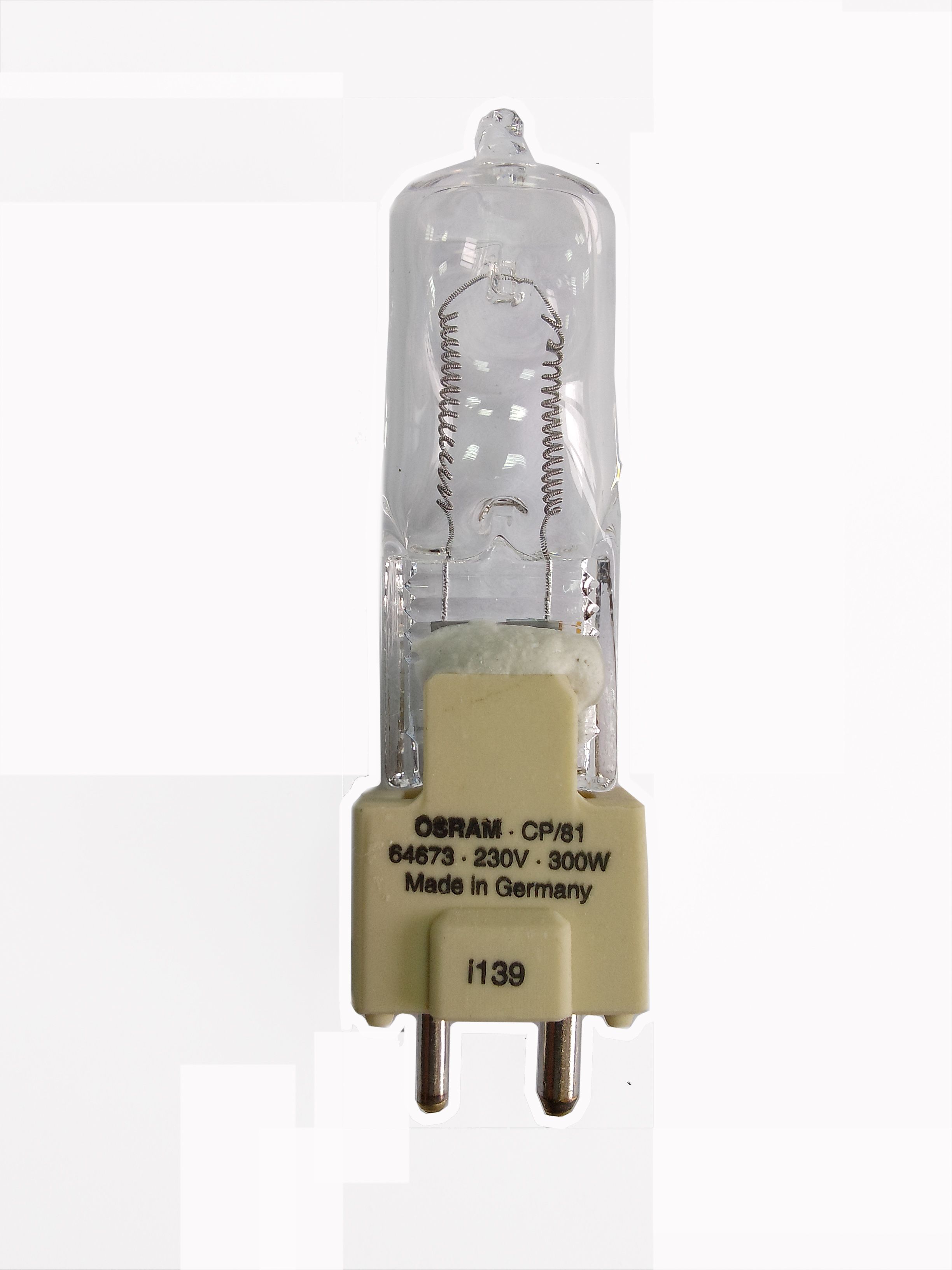 Лампа галогенная OSRAM 64673 CP/81 300W 230V GY9.5 12X1 DIMPL для кино- и телевизионного производства