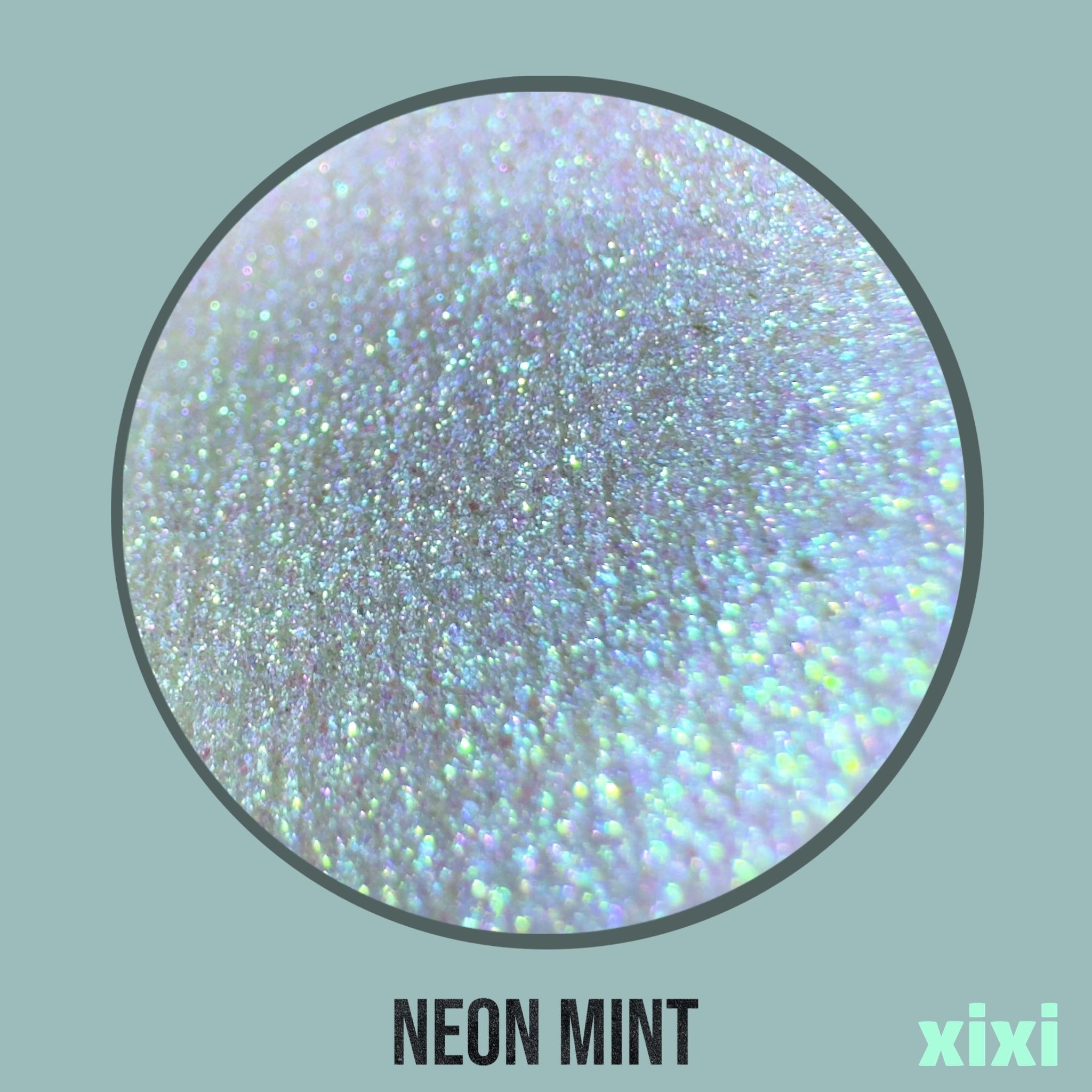 тени для век xixi монохромные neon mint