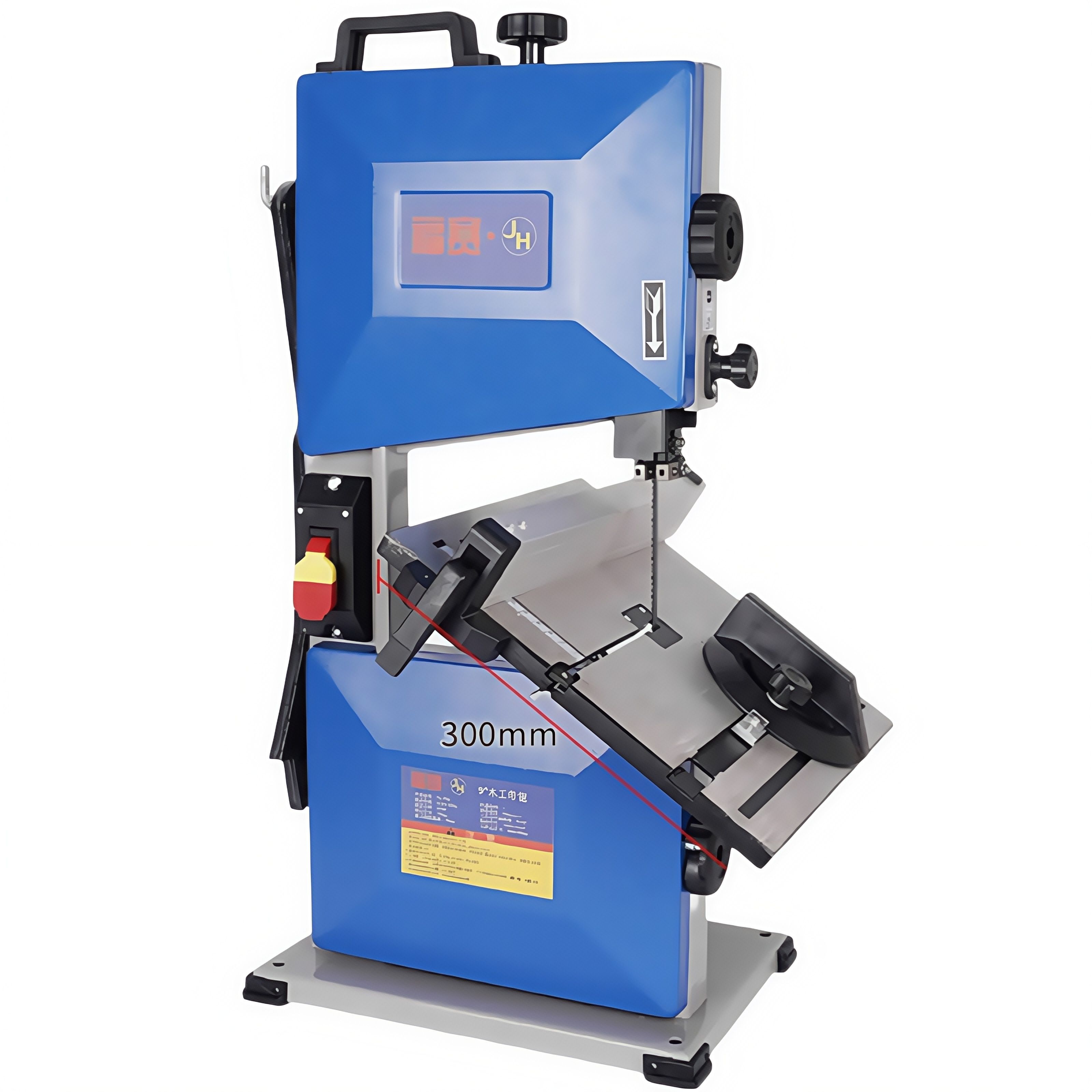 Деревообрабатывающая ленточнопильная машина для линейной резки по кривой, 500 Вт/1000 об/мин, регулируемый угол наклона 0-45Sweet Home