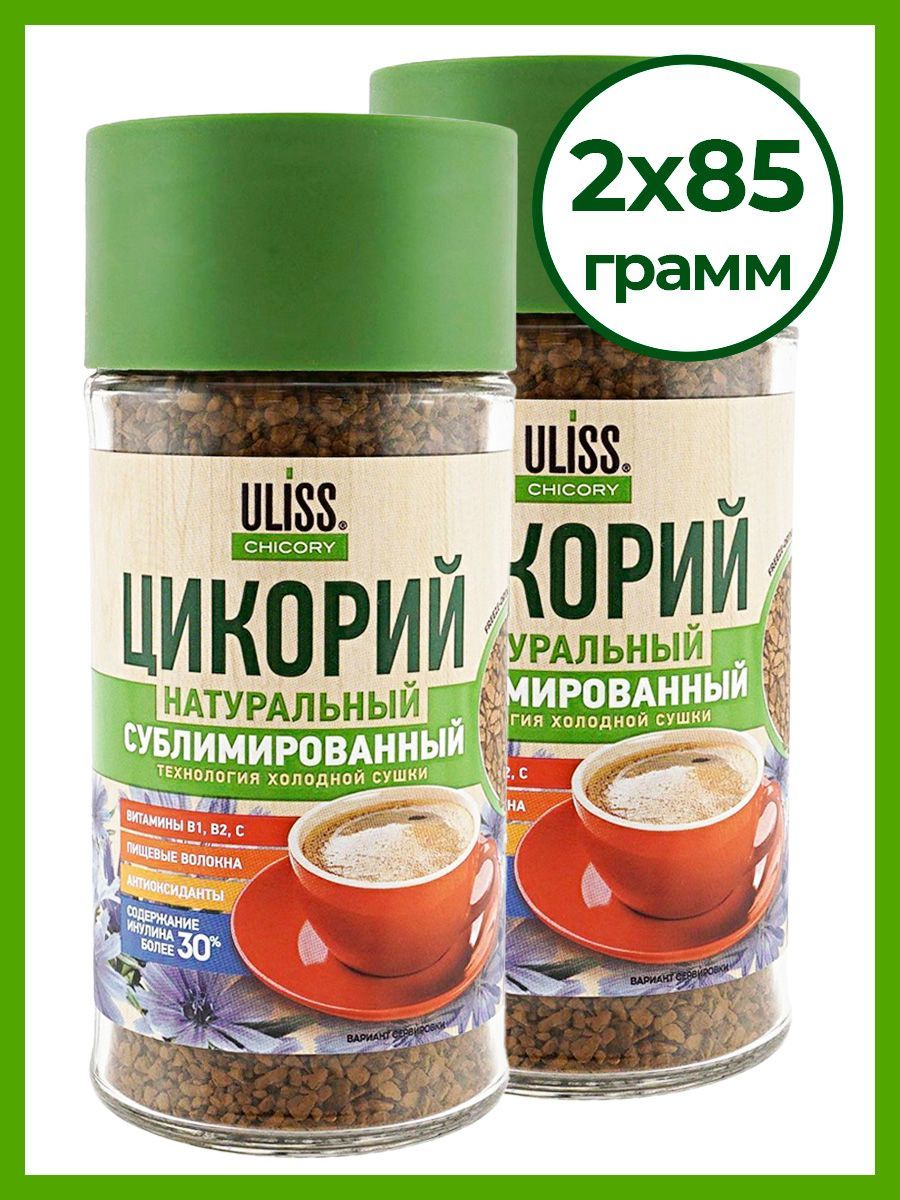 Ulissцикорийнатуральныйсублимированный85гр,2шт