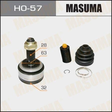 ШРУС Honda Accord (CL) 02-08, CR-V (RD) 01-06, Odyssey 03-08 наружный 32 x 63 x 28 Masuma MASUMA HO-57