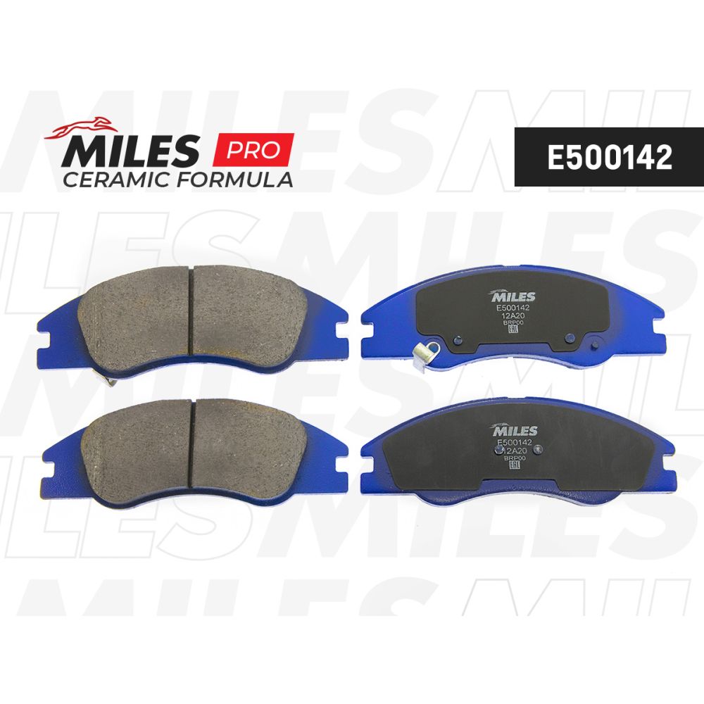 Колодки тормозные Kia Cerato I (LD) 04-09 передние Miles Ceramic MILES E500142, oem 581012FA21